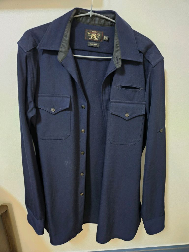 더블알엘 rrl 자켓, 울셔츠, 셋업,넥타이, 실크혼방울셔츠, 단추 코튼 코트--5