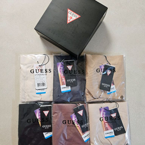 (미개봉M) 여성 게스 팬티 6장