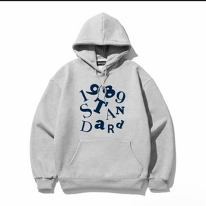 1989스탠다드 기모후드티 그레이 L 무신사