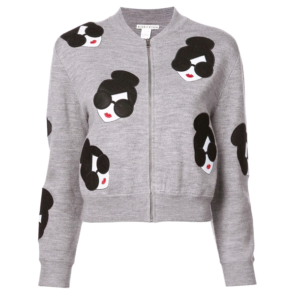 앨리스 & 올리비아 집업 가디건--4