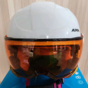 알피나 키즈 바이저 스키 헬멧
