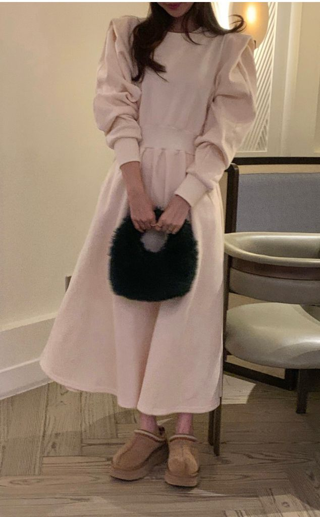 바이씨니 소프트맨투맨ops (크림) 이미지