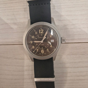 해밀턴 카키필드 38mm 쿼츠 브라운판
