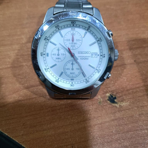 세이코 크로노그래프 메탈 시계