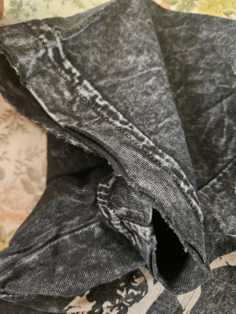 [해외S]드래곤 빈티지 워싱 프레이 스켈레톤 반팔티셔츠--6