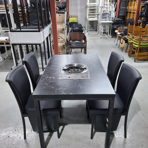 114번 식당 부탄가스 로스터테이블 부탄렌지 가스 로스타 식탁 업소용 불판 가스렌지 버너 중고 부르스타