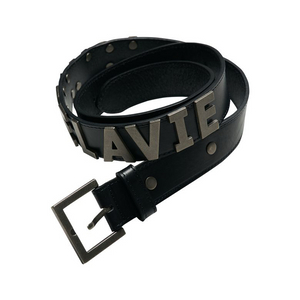 (땡처리)ADLV 로고 레더벨트(2)115cm