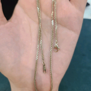 14k 리얼화이트 체인 목걸이