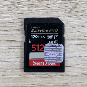 샌디스크 익스트림 프로 SD카드 v30 512GB