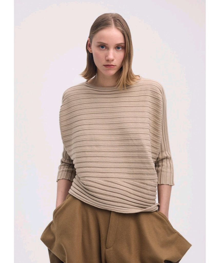 이세이미야케 캐시미어 코튼 탑--4