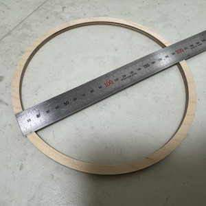 자작나무 우드링 마크라메 20cm 이미지