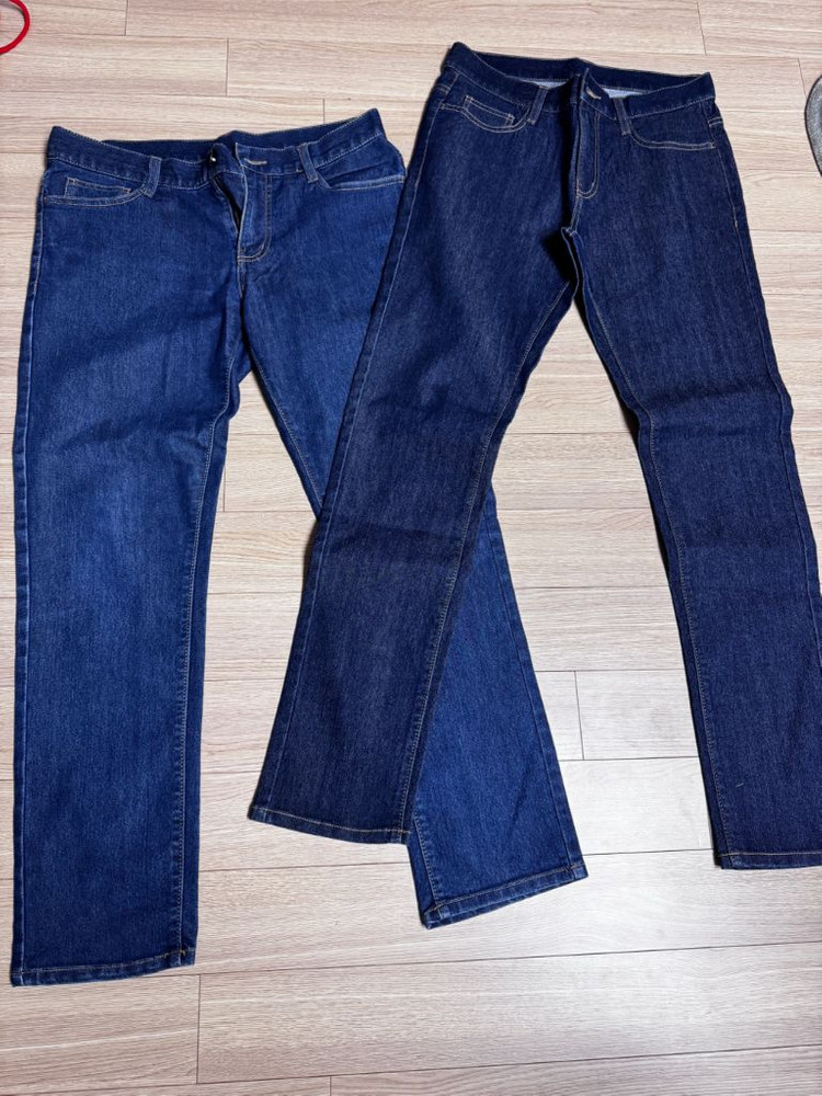 미사용 새제품 ))청바지 여름용 데님 생지--2