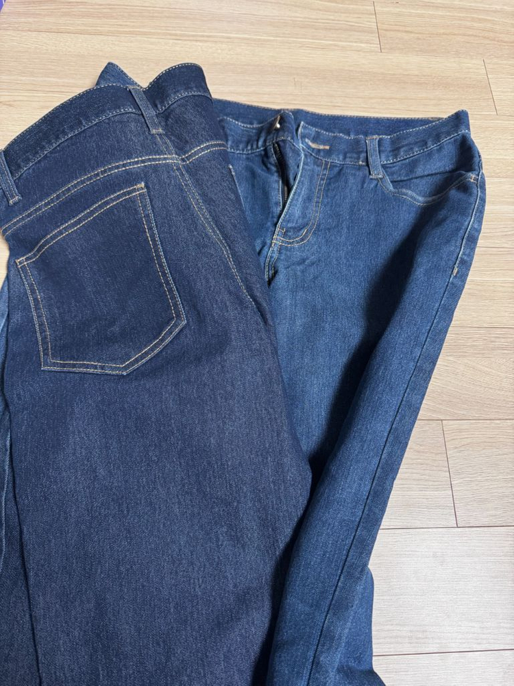 미사용 새제품 ))청바지 여름용 데님 생지--7