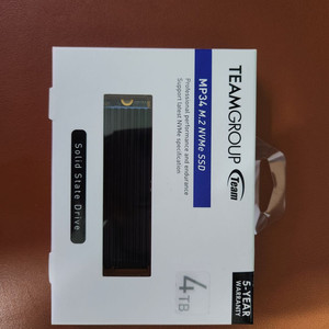 TeamGroup MP34 M.2 NVMe 4tb 4테라 D램탑재 TLC 모델