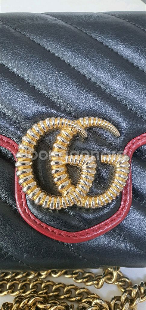 구찌 마몬트 마틀라세 크로스백 정품S급(감정O)프라다루이비통디올고야드샤넬셀린느보테가생로랑버버리발렌시아가--3