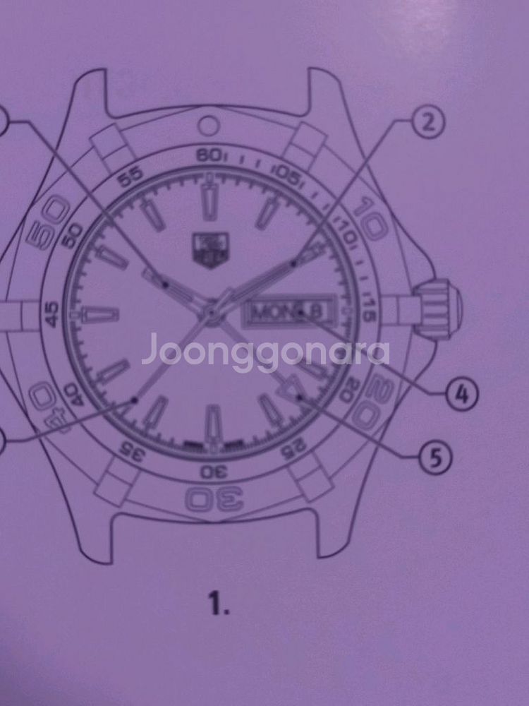 태그호이어 포뮬러 여분줄 여분코 시계줄--5