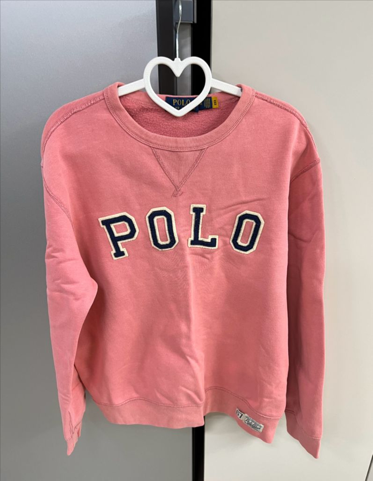 폴로 맨투맨 핑크 기모 M--0