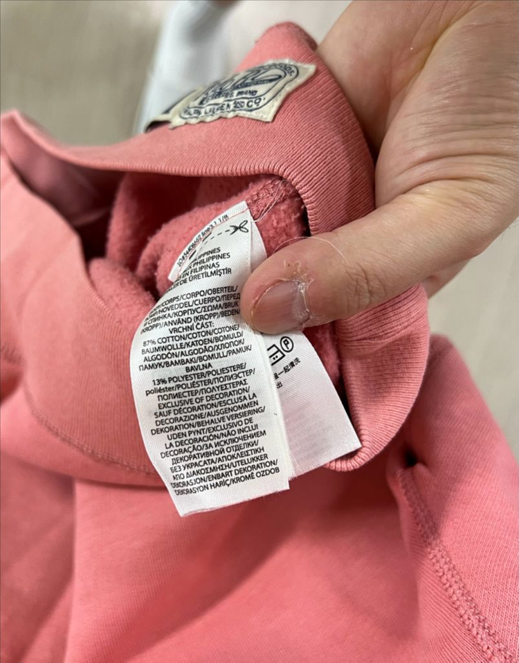 폴로 맨투맨 핑크 기모 M--2