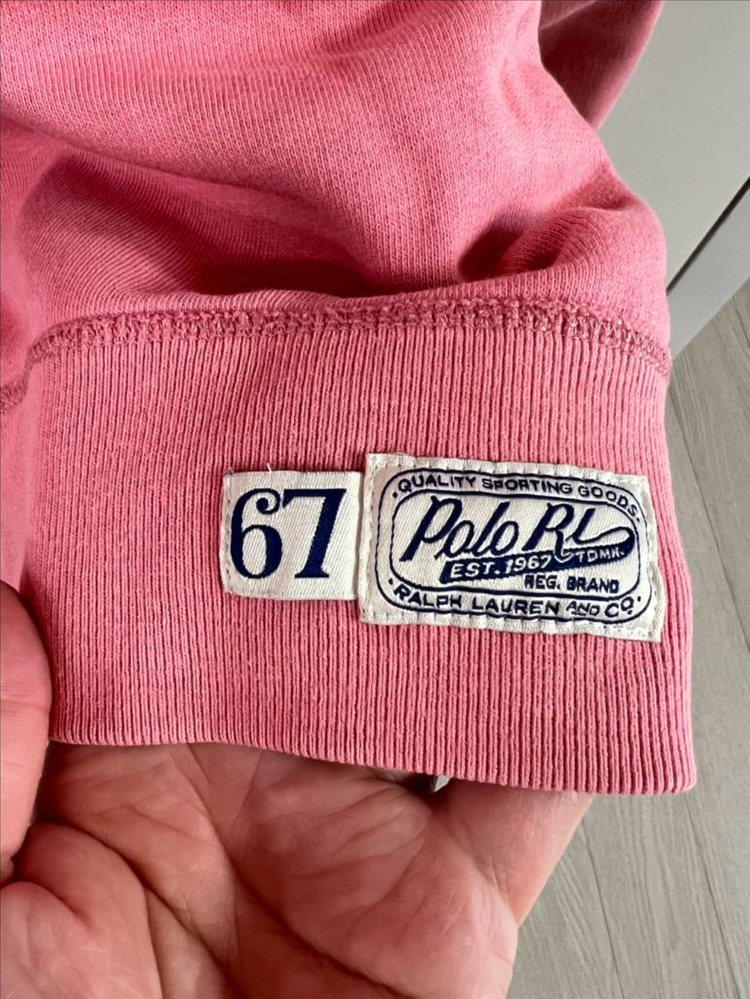 폴로 맨투맨 핑크 기모 M--3