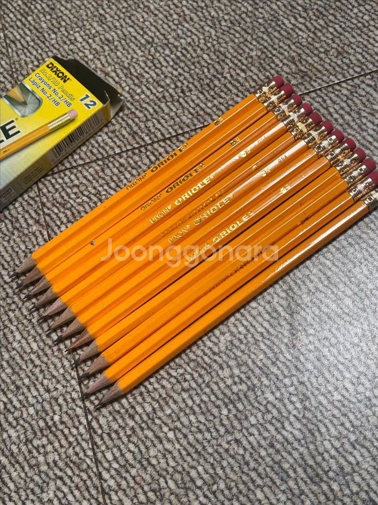 빈티지 연필 딕슨 오리올레 12 자루--4