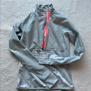 나이키 여성 기능성 짚업 회색