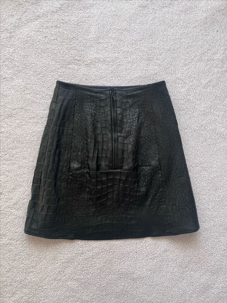 아크네 양가죽스커트--5