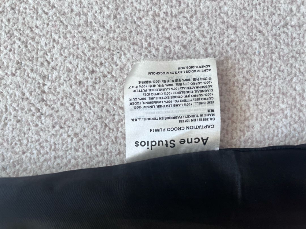 아크네 양가죽스커트--7