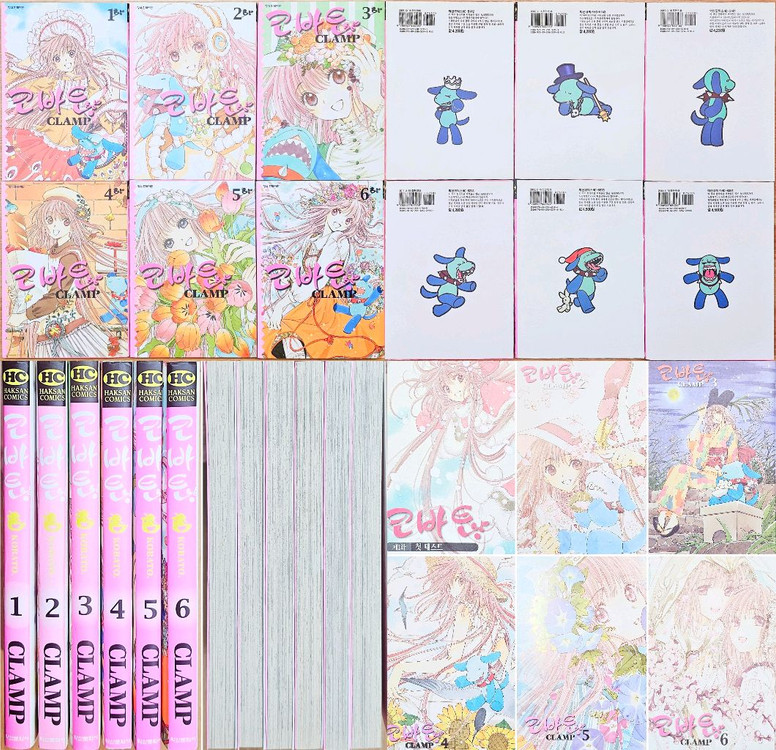CLAMP 클램프 세트 카드캡터 사쿠라 완전판 xxx 홀릭 츠바사 쵸비츠 고전 체리 코바토 성전 엔젤릭레이어 애니--3