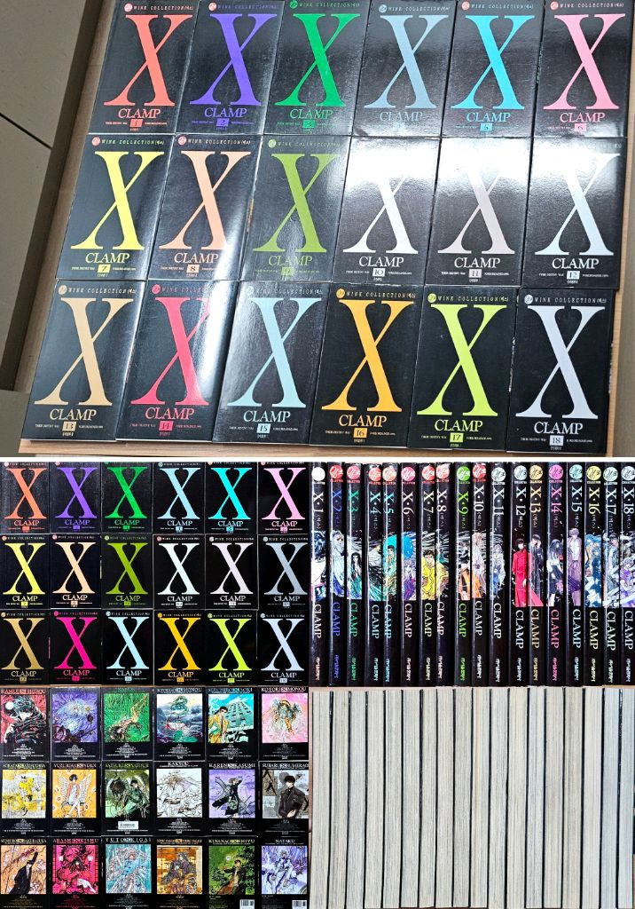 CLAMP 클램프 세트 카드캡터 사쿠라 완전판 xxx 홀릭 츠바사 쵸비츠 고전 체리 코바토 성전 엔젤릭레이어 애니--6