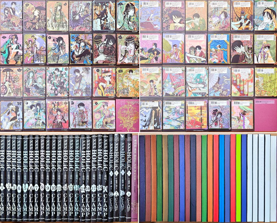 CLAMP 클램프 세트 카드캡터 사쿠라 완전판 xxx 홀릭 츠바사 쵸비츠 고전 체리 코바토 성전 엔젤릭레이어 애니--9