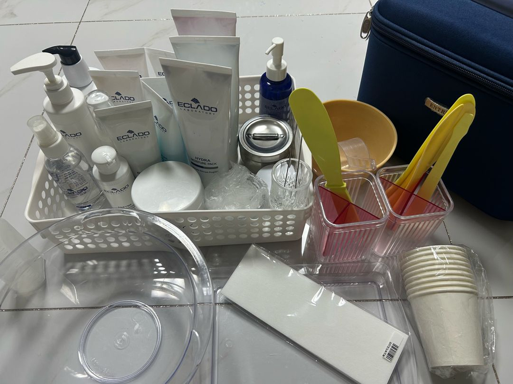 피부미용 국시 실기 재료 일괄 세트 개별--0