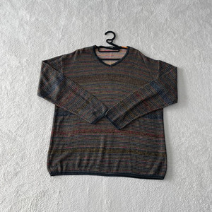 XXL 미쏘니 남성 패턴 니트 110 이미지
