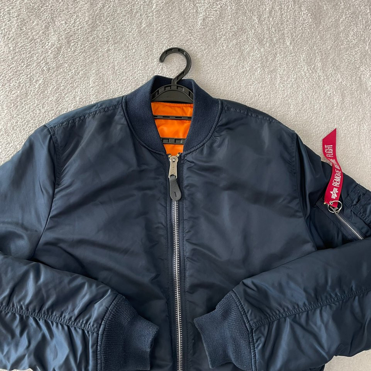 L 알파인더스트 MA1 네이비 봄버 자켓 이미지