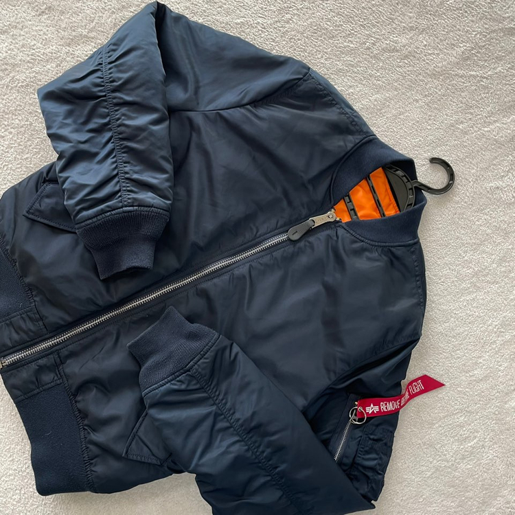 L 알파인더스트 MA1 네이비 봄버 자켓 이미지