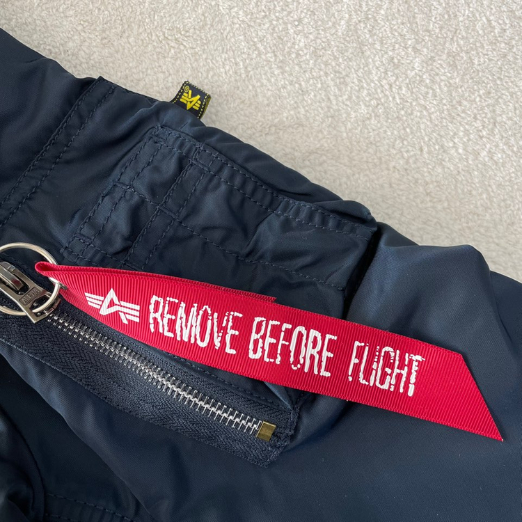 L 알파인더스트 MA1 네이비 봄버 자켓 이미지