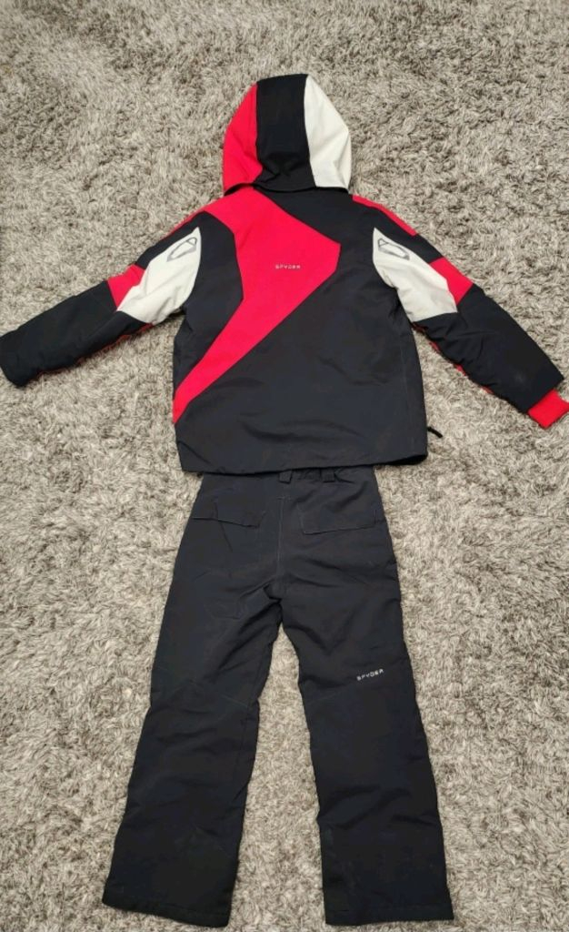 스파이더 스키복 세트 150--1