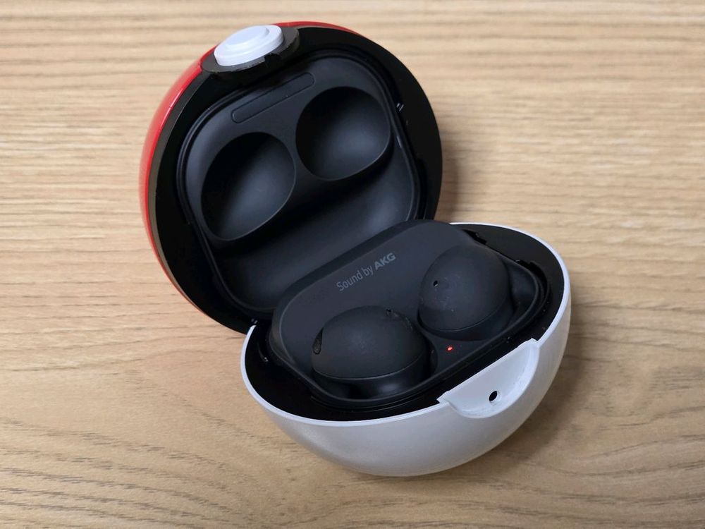 갤럭시 버즈2 프로+정품 몬스터볼 케이스 판매--2