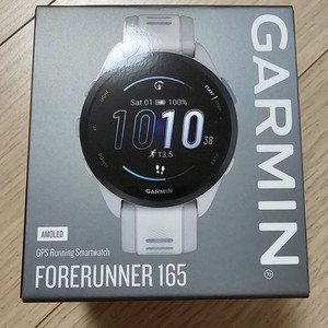 가민 포러너 165(뮤직X) 흰색 새제품 팝니다
