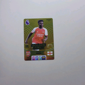 아스날 부카요 사카 골든볼러 파니니 축구카드 판매합니다