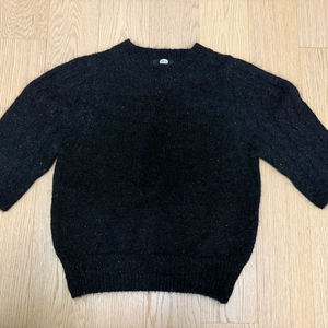 듀엘 모헤어 메탈 멀티컬러 니트 블랙