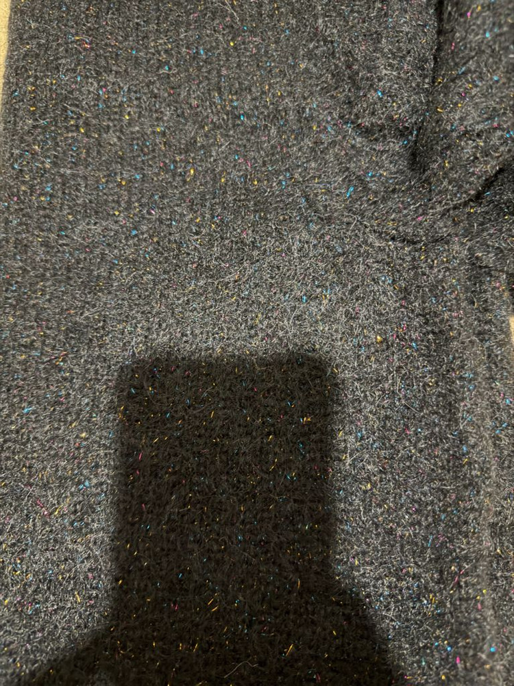듀엘 모헤어 메탈 멀티컬러 니트 블랙--7