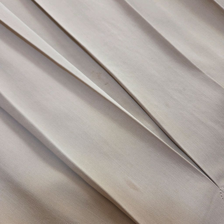 버버리 런던 베이지 플리츠주름 롱스커트치마--4