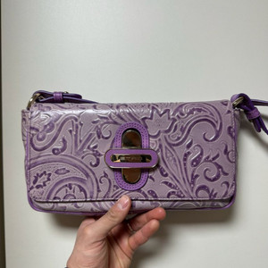 에트로 페이즐리 레더 숄더백