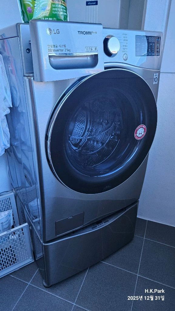 LG 드럼세탁기 21kg + 건조기 세트 이미지