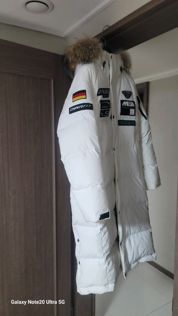 다이나핏 코볼트 캄피로 히말라야 화이트 롱패딩 L(100) 이미지