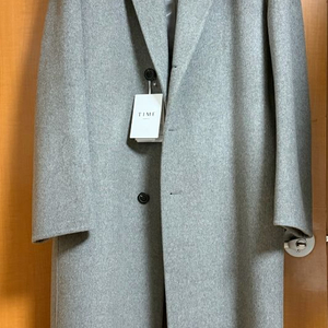 [거의 새상품] 타임옴므 라이트그레이 쓰리버튼 코트 95사이즈 판매합니다.