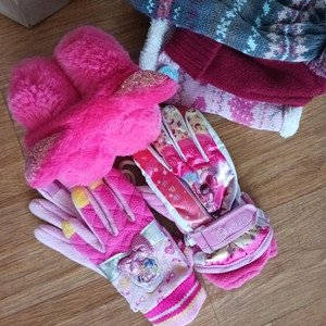 유아어린이 장갑 귀마개