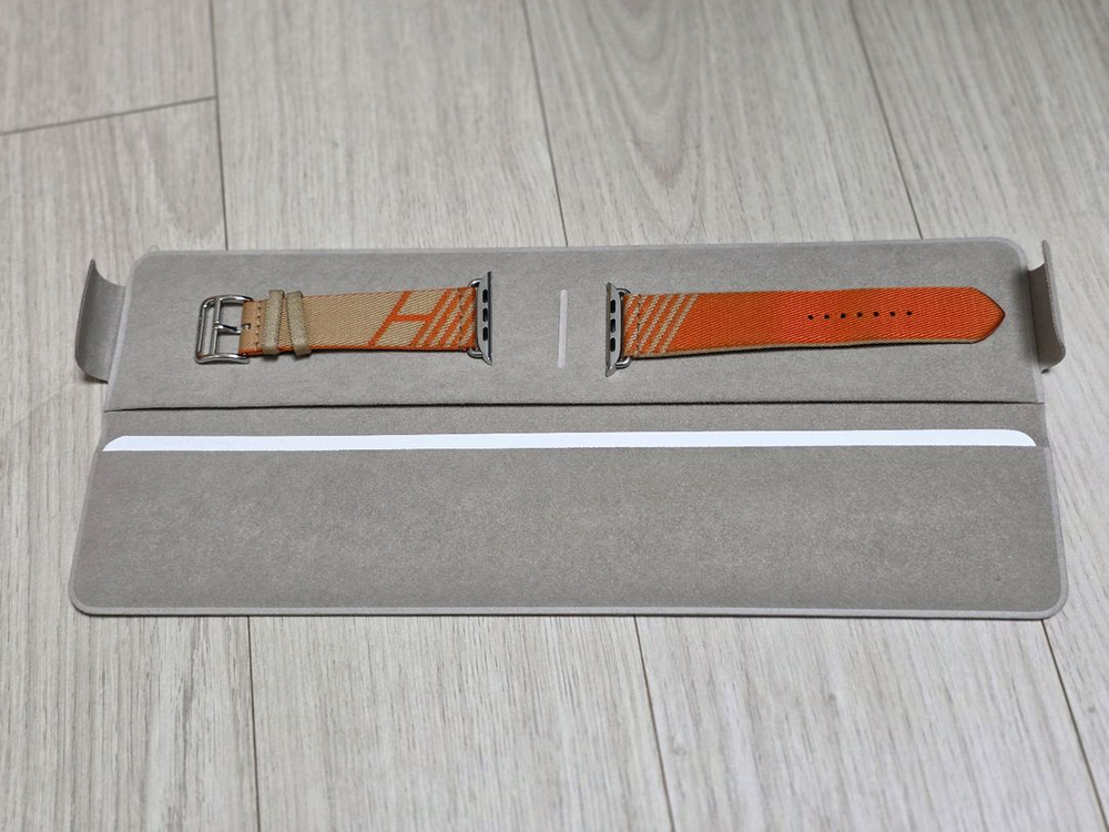 애플워치7 에르메스 45mm 스테인레스 LTE최저가로 판매합니다 (정품스트랩 다수 포함) 이미지