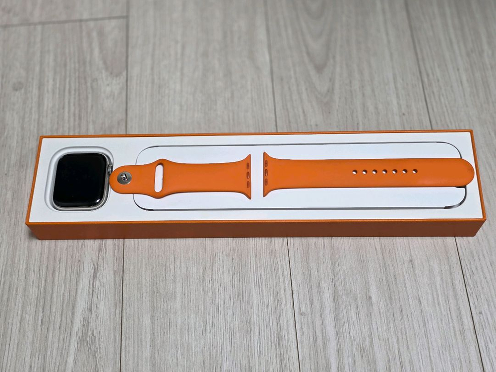 애플워치7 에르메스 45mm 스테인레스 LTE최저가로 판매합니다 (정품스트랩 다수 포함) 이미지