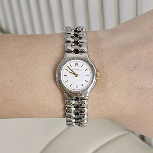 티파니 티솔로 24mm 여성 스몰 18k 콤비 쿼츠 시계 여자 팔찌